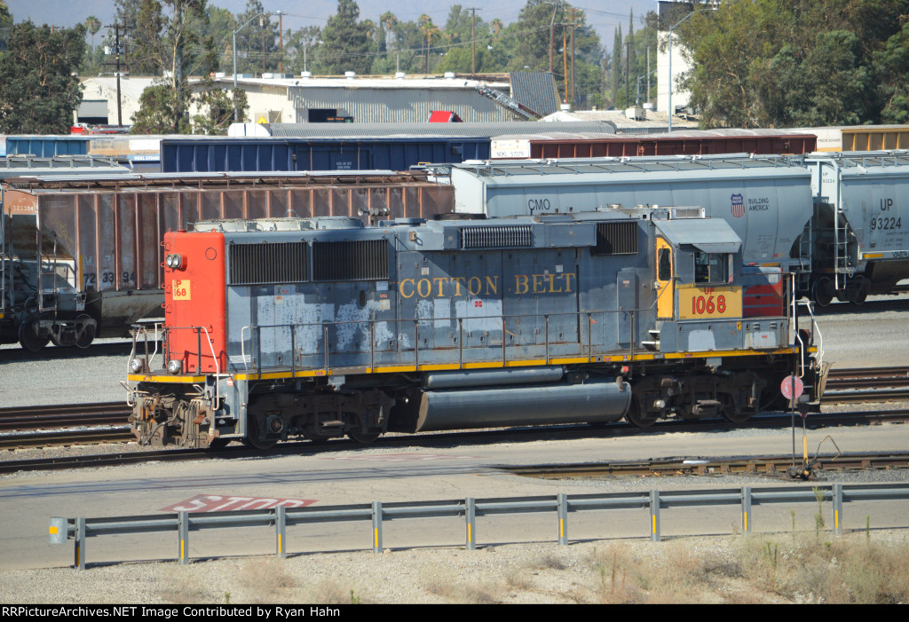 Ex Cotton Belt GP60 In Colton Yard